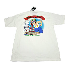 Senor Lopez Manana University Men's Single Stitch Vintage T Shirt Size 2XL